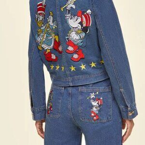 Plus Size Minnie Majorette Jeans Wide-Leg Disney Denim pants